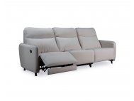 Homer Motorised Fabric Recliner Sofa with USB Ports and High Backrest