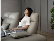 Lovy Corner Full Thick Leather Pushback Sofa
