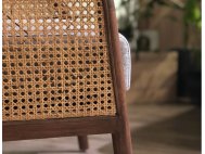 Nash Rattan Fabric Armchair