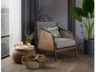 Nash Rattan Fabric Armchair