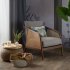 Nash Rattan Fabric Armchair (+RM1,400) +RM1,400