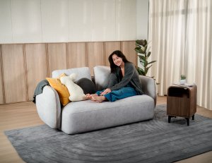 New Rond Fabric Sofa with Removable Backrest Covers New Rond Fabric Sofa with Removable Backrest Covers