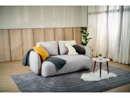 New Rond Fabric Sofa with Removable Backrest Covers