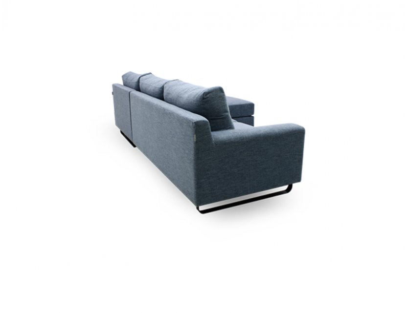 Ross L-Shape Fabric Sofa with Removable Covers