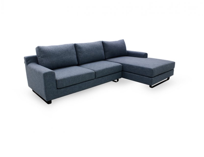 Ross L-Shape Fabric Sofa with Removable Covers