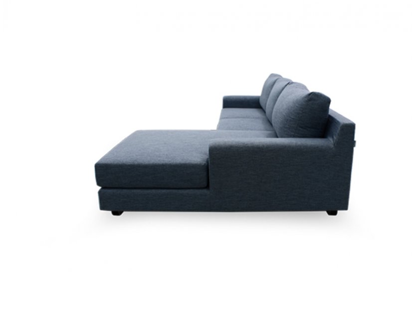 Ross L-Shape Fabric Sofa with Removable Covers