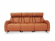 Sho Motorised Leather Recliner Sofa with High Backrest and Touch Sensors