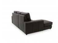 Tres L-Shape Leather Sofa with High Backrest