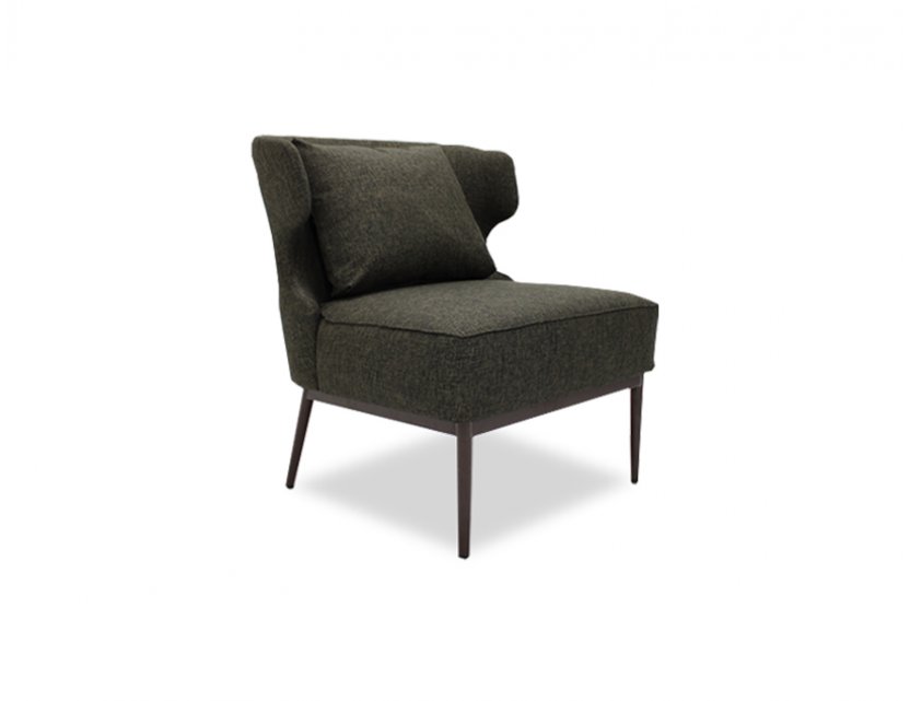 Wing Armchair with Seat Cushion