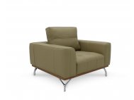 Yves Leather Sofa with Detachable Cushion