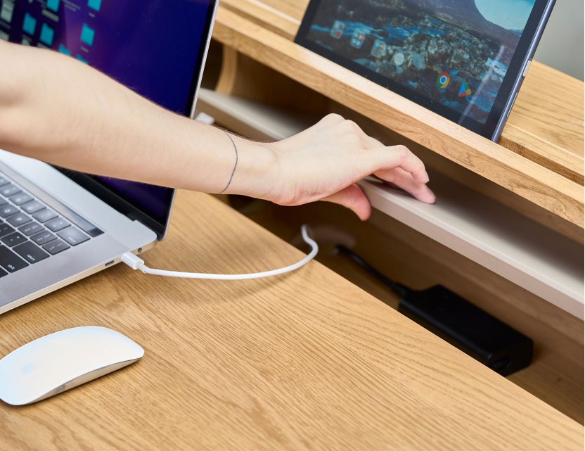 Alba Writing Desk In Solid Timber